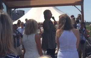 Sleeveless dresses are de rigueur on Nantucket Island.